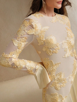 Anise Gown - Apricot Cream