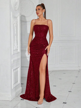 Elisa Dress - Burgundy