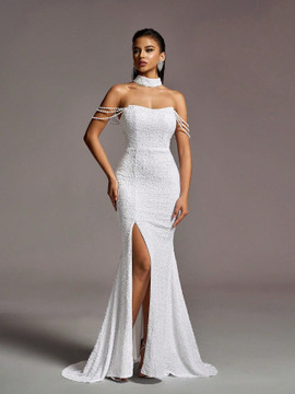 Amber Gown - White