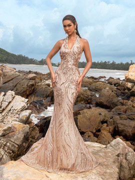 Saturday Gown - Champagne Gold