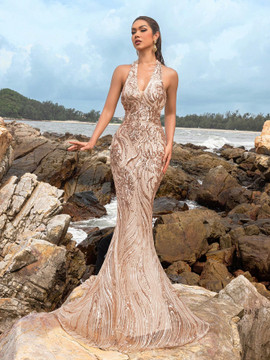 Saturday Gown - Champagne Gold