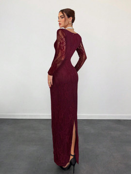 Percy Dress - Wine Red