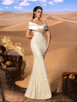 Amalia Couture Gown - Champagne
