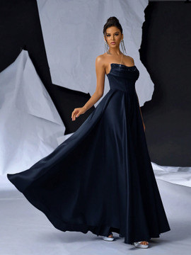 Jemma Gown - Navy Blue