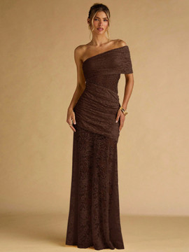 Tanya Dress - Coffee Brown