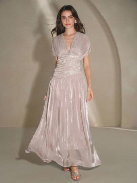 Alba Dress - Dusty Purple