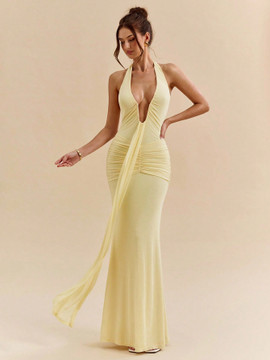 Messina Dress - Butter Yellow