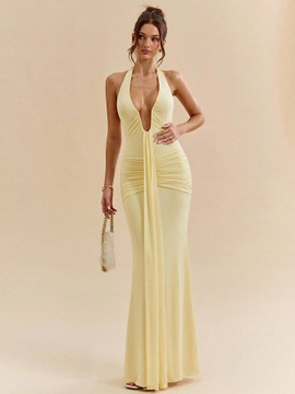 Messina Dress - Butter Yellow