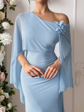 Sharnie Dress - Sky Blue