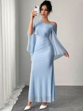 Sharnie Dress - Sky Blue