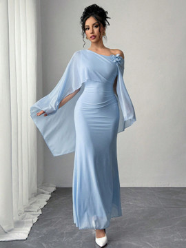 Sharnie Dress - Sky Blue