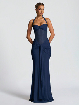 Valentina Dress - Navy Blue
