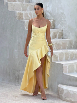 Jenny Dress - Butter Yellow