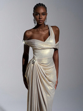 Nancy Gown - Silver/Gold