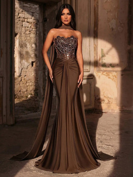 Azira Gown - Brown