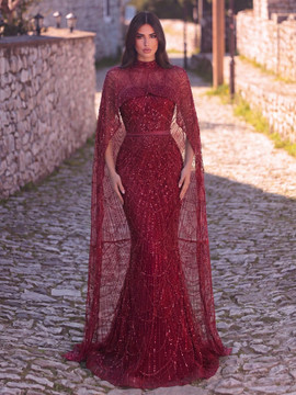 Elodie Gown - Burgundy