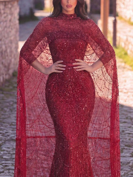 Elodie Gown - Burgundy