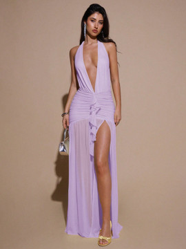 Bisou Dress - Lilac Purple