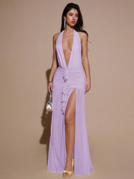 Bisou Dress - Lilac Purple