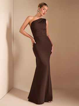 Tracey Dress - Coffee Brown