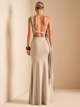 Tracey Dress - Apricot Cream