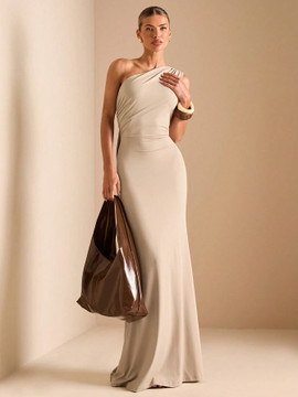 Tracey Dress - Apricot Cream