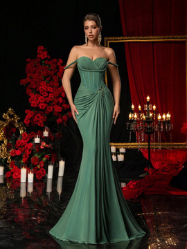 Jane Gown - Olive Green