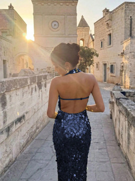 Cooper Dress - Navy Blue