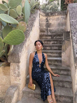 Cooper Dress - Navy Blue
