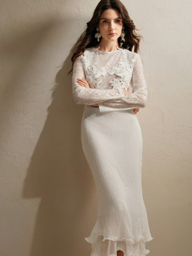 Caroline Dress - White