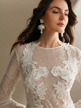 Caroline Dress - White