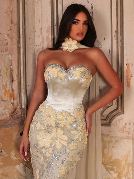 Virginia Gown - Pastel Yellow