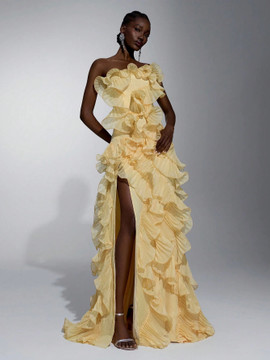 Rafaella Gown - Lemon Yellow