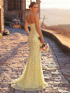 Angel Gown - Butter Yellow