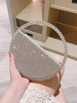 Hailey Clutch - Silver