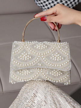 Alani Handbag - White/Silver