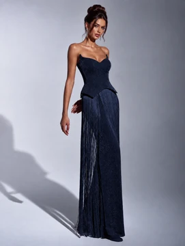 Blake Gown - Navy Blue