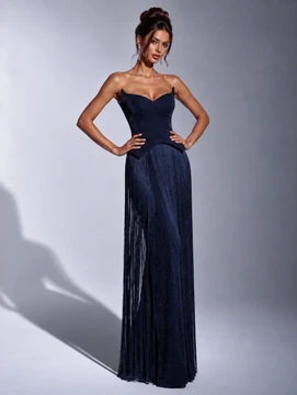 Blake Gown - Navy Blue