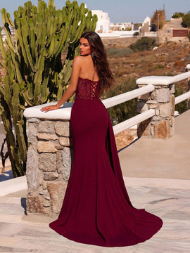 SALE Dove Gown - Burgundy