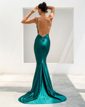 Grace K Gown - Emerald