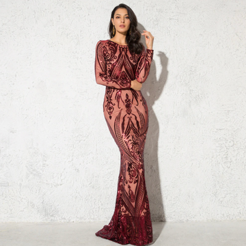 Sibel Gown - Red