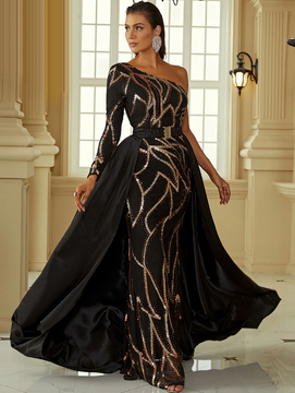 Carina Gown - Black/Gold