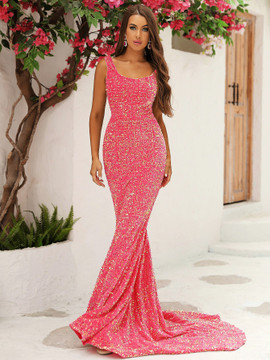 Lola Gown - Iridescent Pink