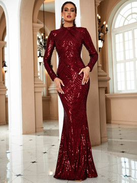 Dilara Gown - Wine Red