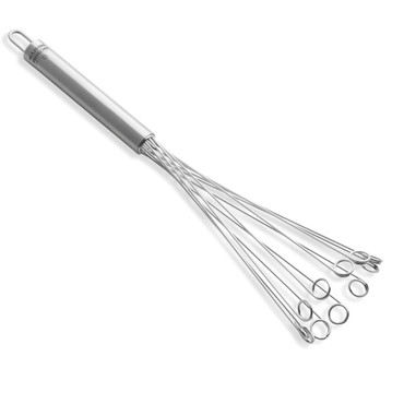 Cuisipro Frosted Silicone & Stainless Steel Flat Whisk