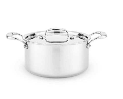 Heritage Steel 4 qt Sauce Pot with Lid - The Culinarium
