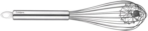 Cuisipro 12 inch Stainless Steel Duo Whisk with Wire Ball