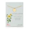 Botanical Necklace Sunflower