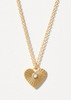 Heart of Gold Heart Necklace Gold