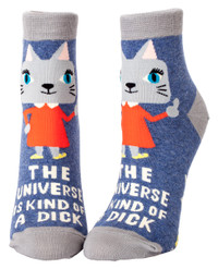 Universe Is A D*ck Ankle Socks